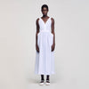 Sidonie Long Striped Dress Ciel / Blanc