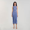 Ludivine Knit Midi Dress Royal Blue