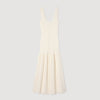 Bella Knit Maxi Dress Ecru