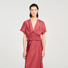 Laurana Scarf Print Maxi Dress Red / Pink
