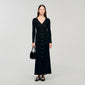 Sabah Fancy Knit Maxi Dress Black