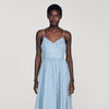 Iseanna Sequined Maxi Dress Blue