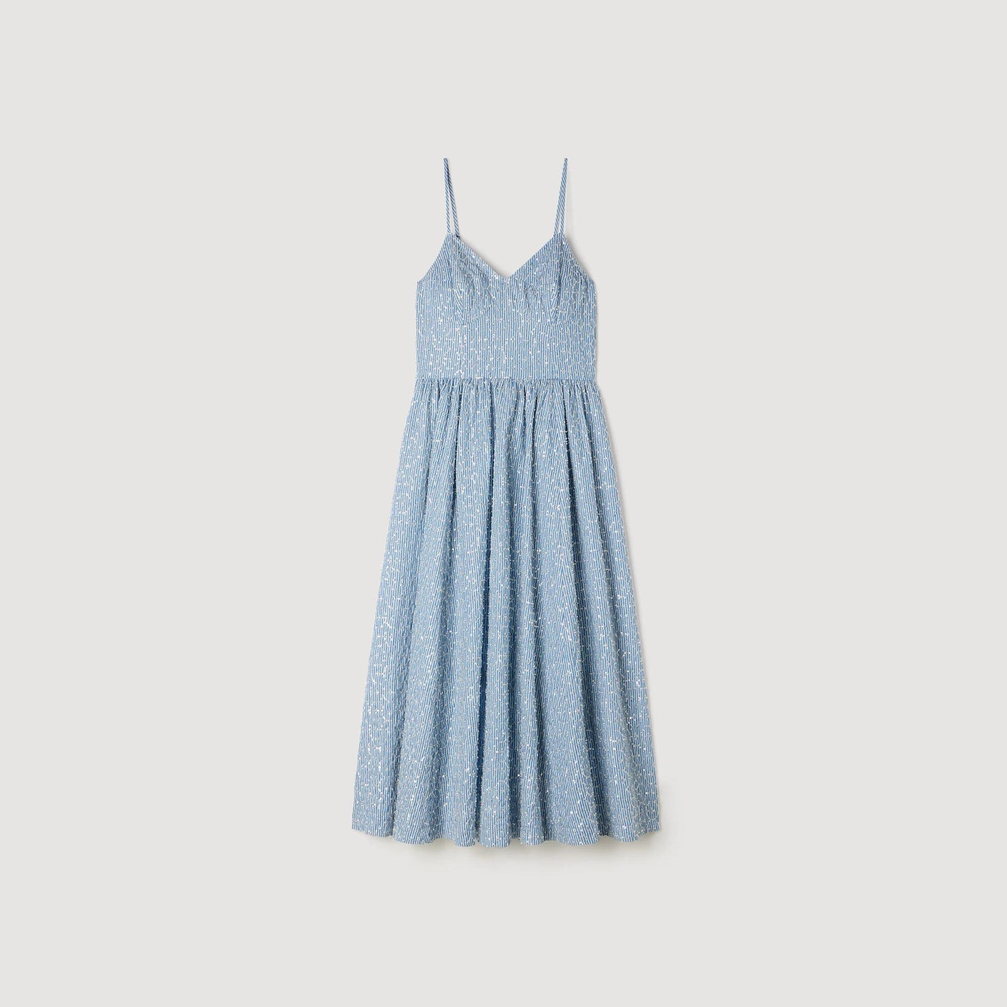 Iseanna Sequined Maxi Dress Blue
