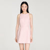 Demirose Sequin Tweed Short Dress Pink
