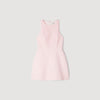 Demirose Sequin Tweed Short Dress Pink