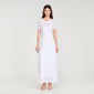 Levana Beaded Knit Maxi Dress White