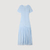Levana Beaded Knit Maxi Dress Sky Blue