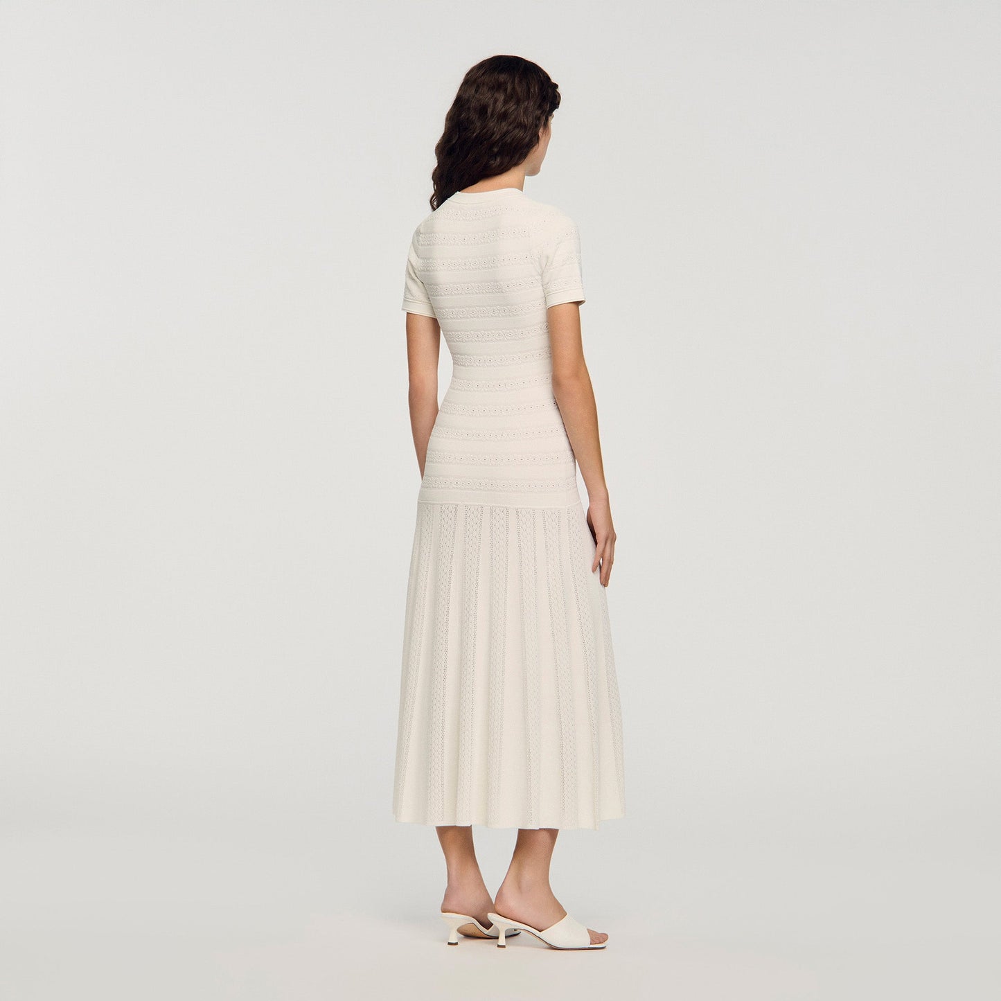 Milona Knit Maxi Dress Ecru
