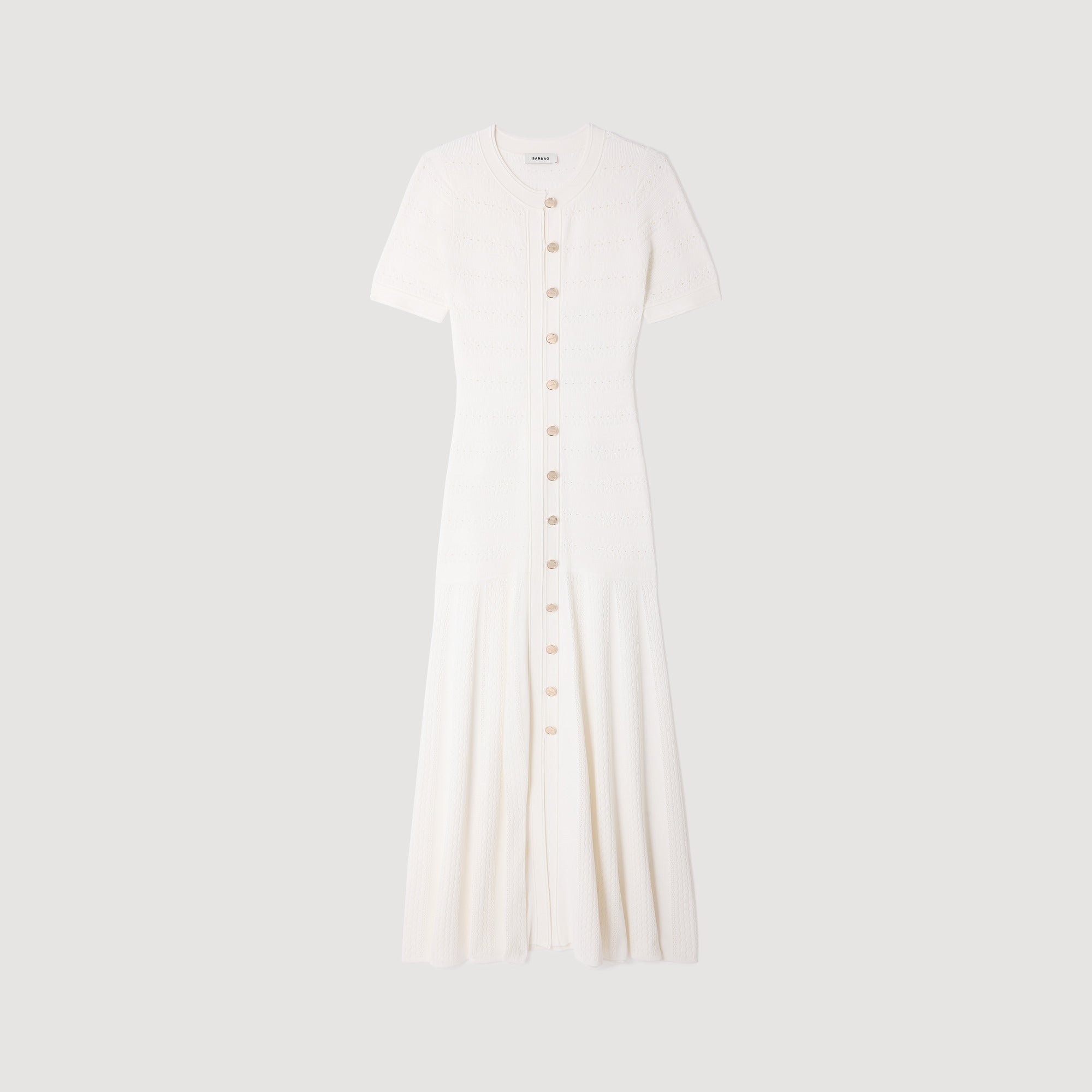 Milona Knit Maxi Dress Ecru