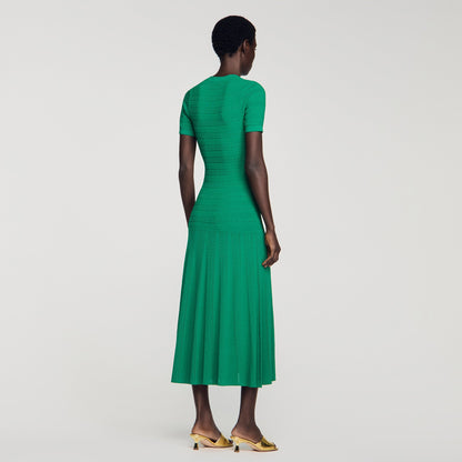 Milona Knit Maxi Dress Emeuraude Green
