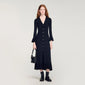 Narya Knit Maxi Dress With Ruffle Black