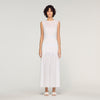 Poetique Crepon Maxi Dress White