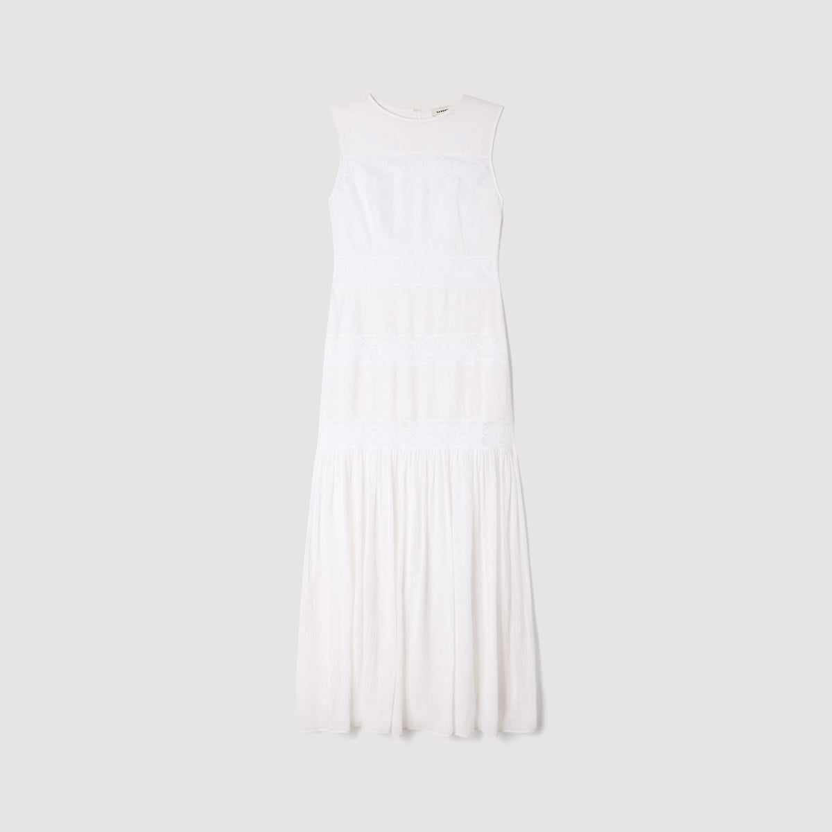 Poetique Crepon Maxi Dress White