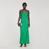 Calypsane Maxi Dress With Straps GREEN