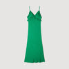 Calypsane Maxi Dress With Straps GREEN