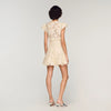 Lyrella Short Guipure Dress Ecru