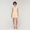 Lyrella Short Guipure Dress Ecru