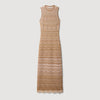 Raffaela Fancy Knit Maxi Dress Brown