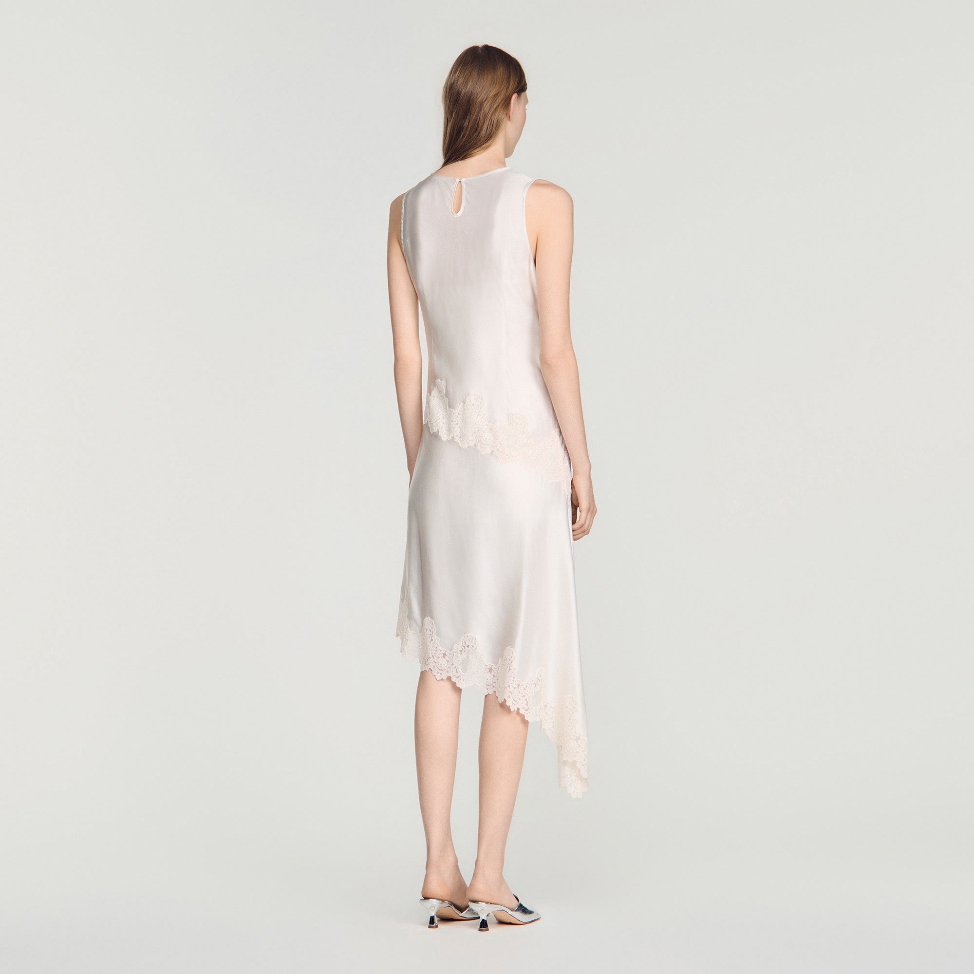 Alva  Silhouette Dress Ecru