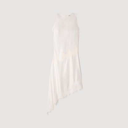 Alva  Silhouette Dress Ecru