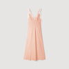 Limonara Rhinestone Lingerie-Style Dress Nude
