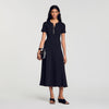 Milore Ribbed Knit Maxi Dress Black