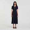 Milore Ribbed Knit Maxi Dress Black