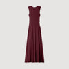 Samantha Pointelle knit maxi dress Bordeaux