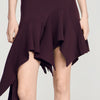 Biancona Asymmetric knit dress Brown