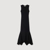 Valmaretta Fancy Pointelle Dress Black