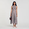 Maira Daisy print maxi dress Brown