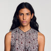 Maira Daisy print maxi dress Brown