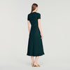 Orianne Pointelle knit maxi dress Green