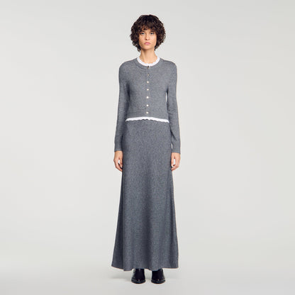 Henrietta 2-in-1 maxi dress Grey