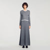 Henrietta 2-in-1 maxi dress Grey