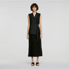 Eleonore 2-in-1 wraparound maxi dress Black