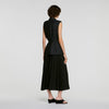 Eleonore 2-in-1 wraparound maxi dress Black
