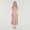 Pietrarosa Sparkling knit maxi dress Nude