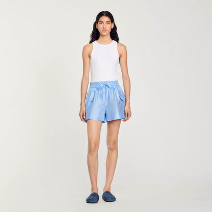 Shorts With Pockets Sky Blue