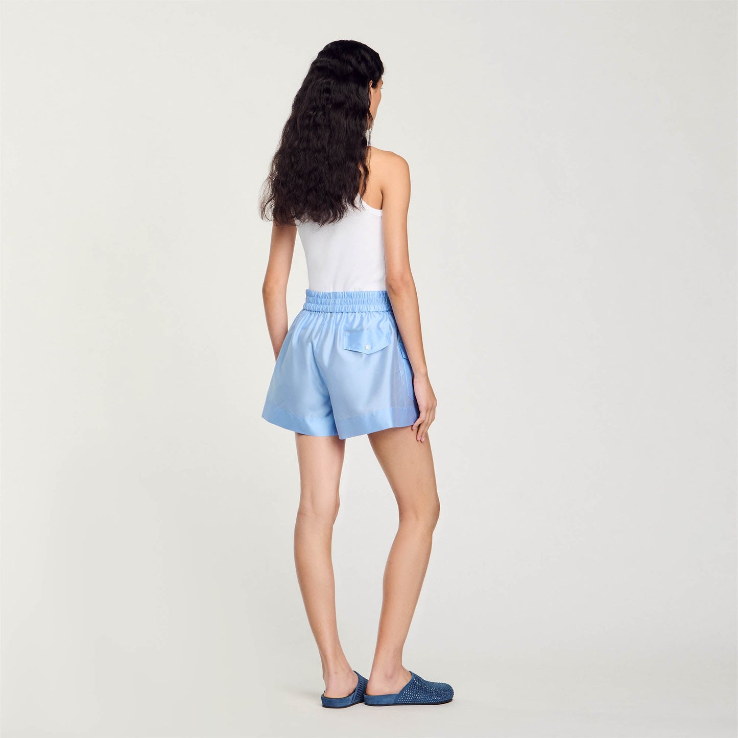 Shorts With Pockets Sky Blue