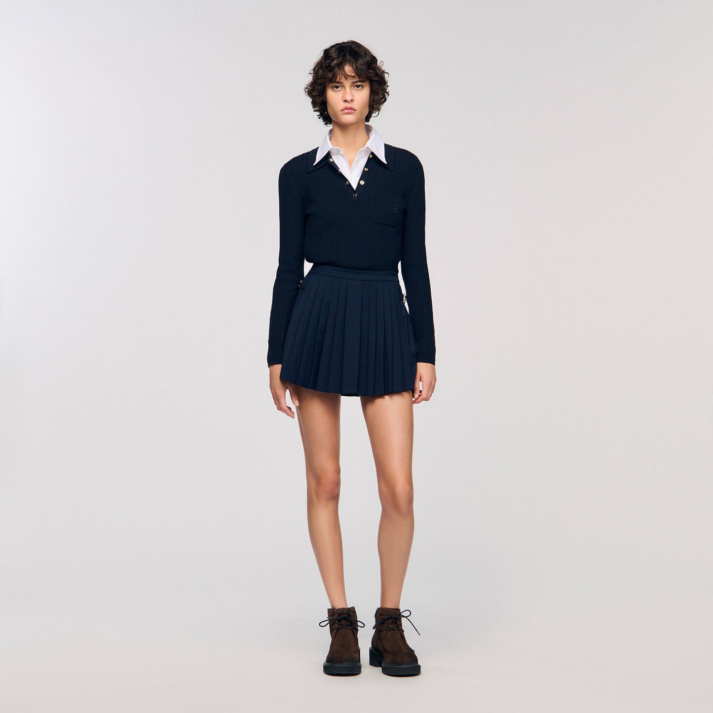Jocker Pleated Skort Navy Blue