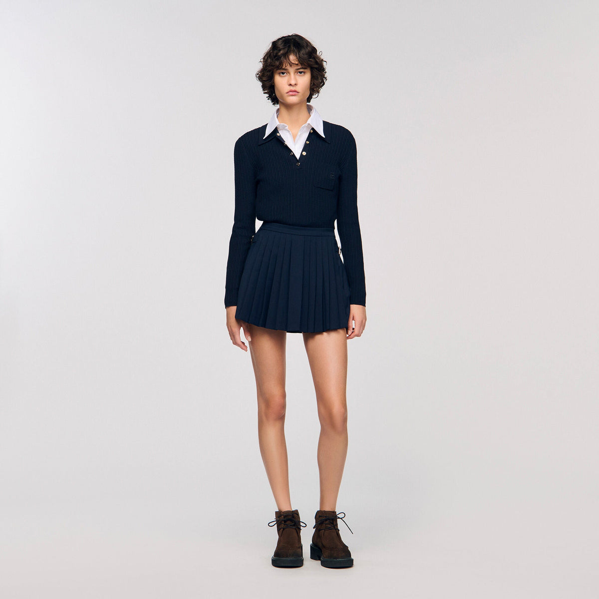 Jocker Pleated Skort Navy Blue