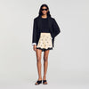 Ody Floral Embroidered Shorts Vanilla