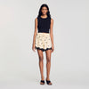 Ody Floral Embroidered Shorts Vanilla