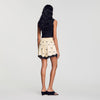 Ody Floral Embroidered Shorts Vanilla