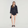 Sorellia Beaded And Rhinestone Shorts Black