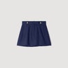 Babylone Striped sequin skort Dark Navy