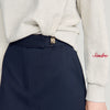 Altheora Striped wool skort Navy Blue