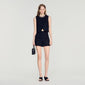 Lavandie High-waisted wool shorts Black