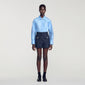 Oliva Decorative tweed shorts Blue